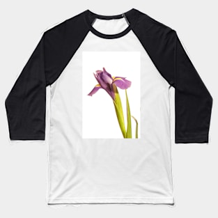 Purple Iris closeup Baseball T-Shirt